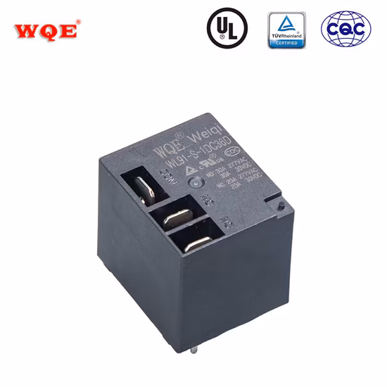 UL/CE/TUV 30A 40A 12V Bobina 2 polos Contato Dpst Sem PCB Relé de alimentação para carregador EV
