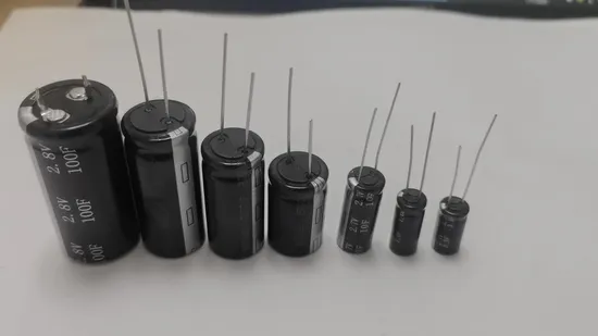 Ultracapacitor 2.8V 10f Super Capacitor com alta tensão e baixo ESR