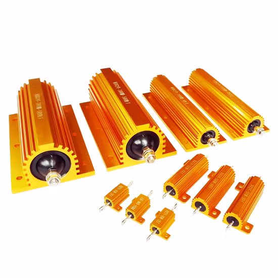 Resistores de fio enrolado não indutivos de energia, resistor de envelhecimento de carga 10 W