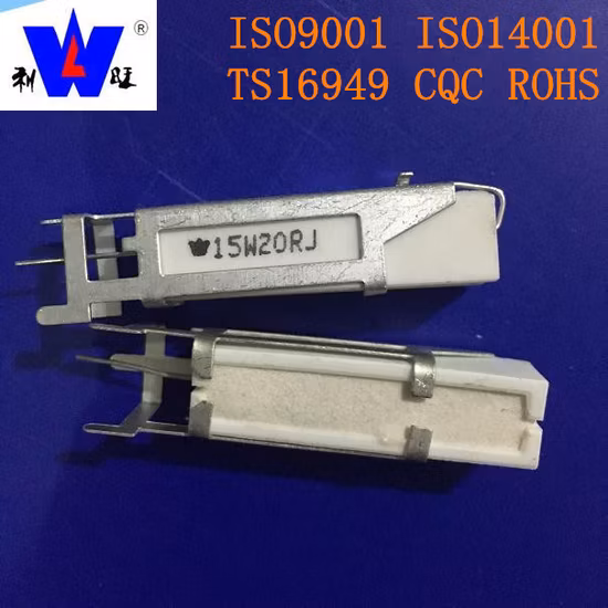 Componente de eletrônica de potência Rx27 resistores de potência de cimento com revestimento de cerâmica 2W-100W