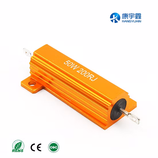 Resistor de carga enrolado de fio sem indutância de 5 W de potência